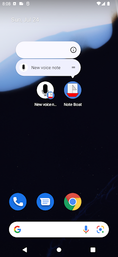 Note Boat Screen 3