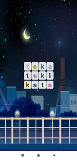 Android application Teka teki kata screenshort