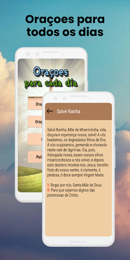 Android application Oraçoes para todos os dias screenshort