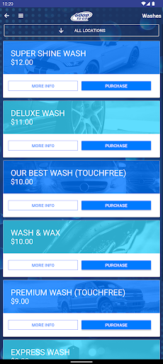 Good to Go Car Wash Screen 3