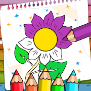 Flowers Coloring Book - Images Painting for kids