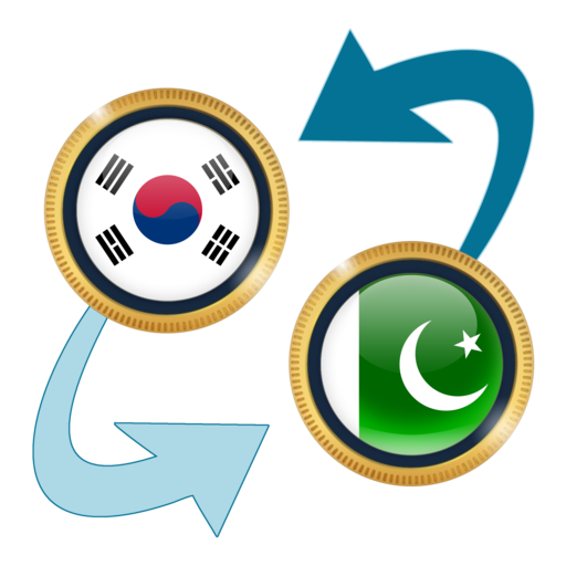 S Korea Won x Pakistan Rupee logo