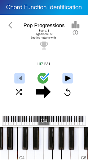 Android application ET - Ear Trainer screenshort