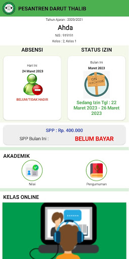 Android application Pesantren Darut Thalib screenshort