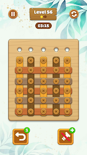 Wood Nuts & Screws Puzzle