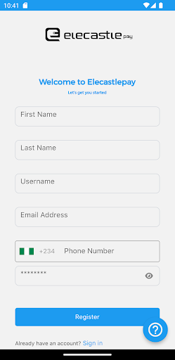 Android application Elecastlepay screenshort