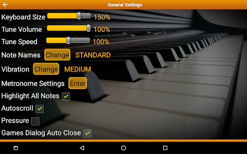 Piano Scales & Chords Pro Bildschirmfoto