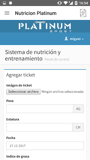 Nutrición Platinum Screen 3