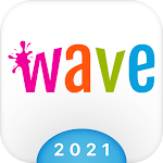 Cover Image of 下载 Wave Keyboard Background - Animations, Emojis, GIF 1.67.8 APK