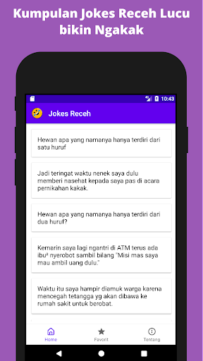 Jokes Receh Lucu Bikin Ngakak Screen 2