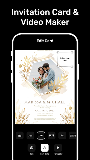 Invitation Card & Video Maker screenshot 6