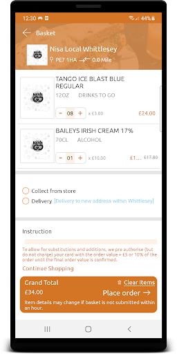 KeshGO - Home delivery service Screen 3