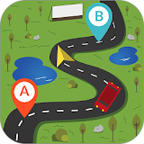 GPS Driving Route Finder - Voice Maps Navigation icon