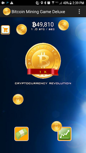Android application Bitcoin Mining Game Premium screenshort