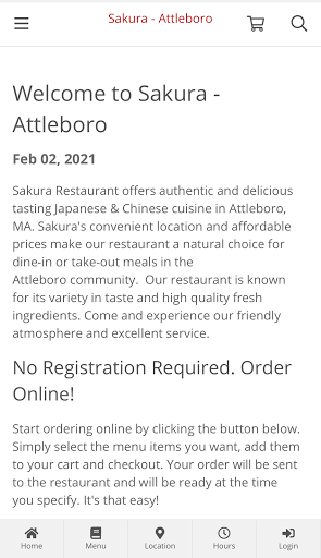 Android application Sakura - Attleboro screenshort