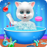 Cute Kitty Cat Care - Pet Daycare Activities Game