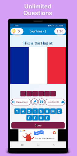 Android application All In One Quiz - Words Game screenshort