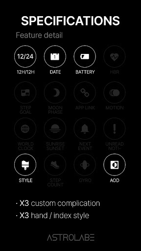 ASTRO watch face Unknown Screenshot 4 - AppWisp.com