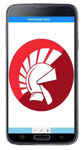Android application Delphi Example Library screenshort
