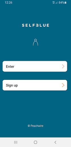 Android application SelfBlue 2.0 screenshort