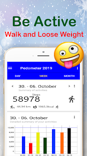 Weight Loss Tracker App: Step Counter & Pedometer 1.3 APK screenshots 2