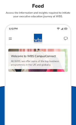Android application WBS - CampusConnect screenshort