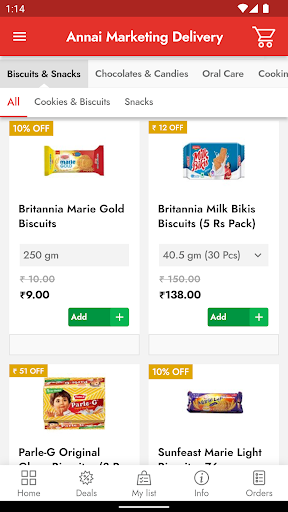 Annai Marketing Delivery Screen 2