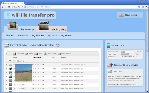 WiFi File Transfer Pro  screenshots 8