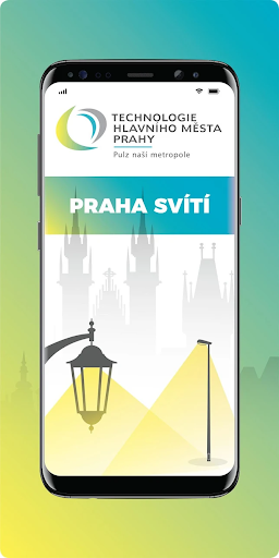 Android application Praha svítí screenshort