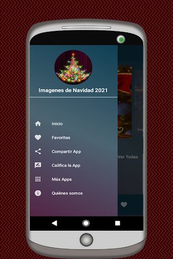 Android application Imagenes de Navidad screenshort