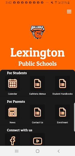 Lexington Bulldog App Screen 2