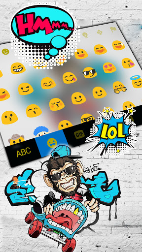 Street Art Graffiti Keyboard B Screen 3