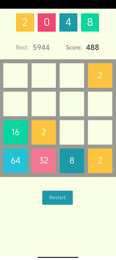 simple2048 Screen 2