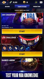 Skjermbilde for NBA NOW Mobile Basketball Game