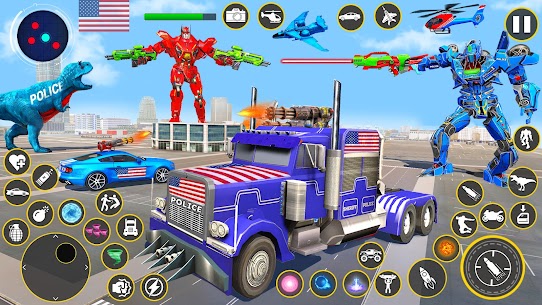 Police Truck Robot Game MOD APK 2.1.3 (Unlimited Money) 5