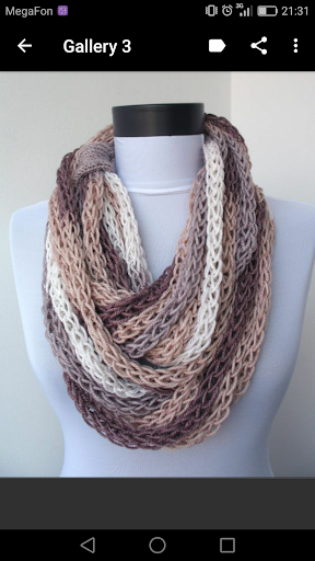 Screenshot of Crochet Scarf Patterns