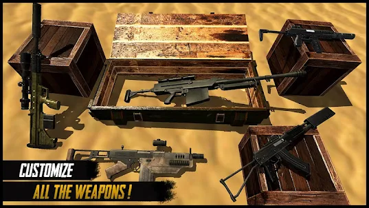 Team Battle: 군대 카스온라인 배틀로얄 소총