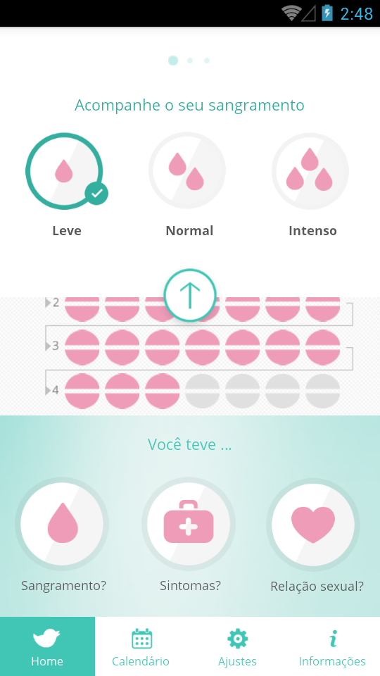 Android application Hora da Pílula screenshort