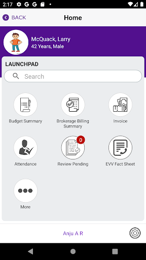 eVeroPortal Screen 3