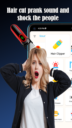 Air Horn, Fart & haircut Prank Screen 3