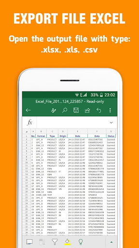 Android application QR - Barcode Pro: Reader, Gene screenshort