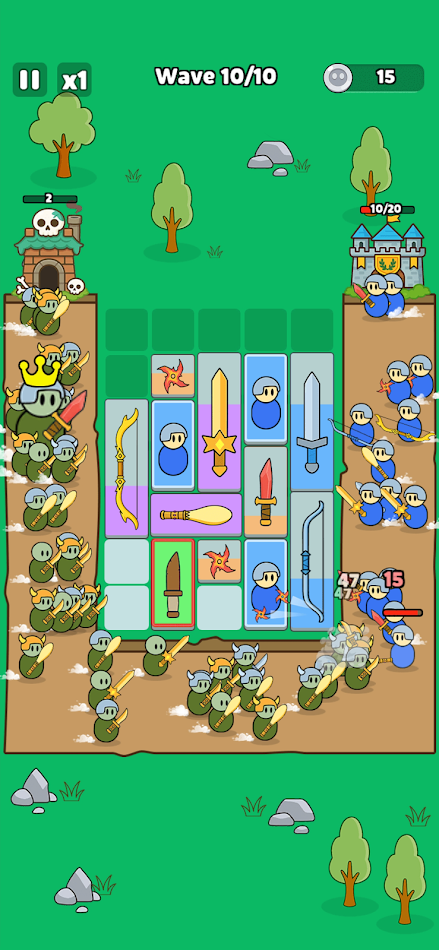#1. Bag of War (Android) Av: Solid Games