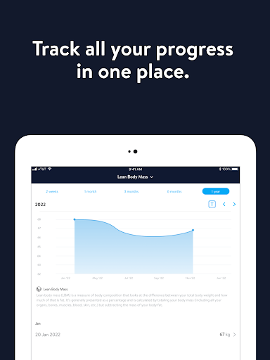 Screenshot of AFC Fitness Mobile