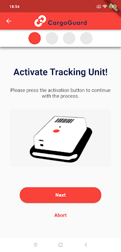 Android application Place'n'Trace screenshort