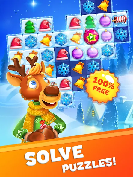 Christmas Sweeper 3: Puzzle Match-3 Christmas Game