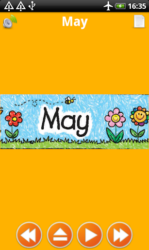 Months for Kids Flashcards Screen 3