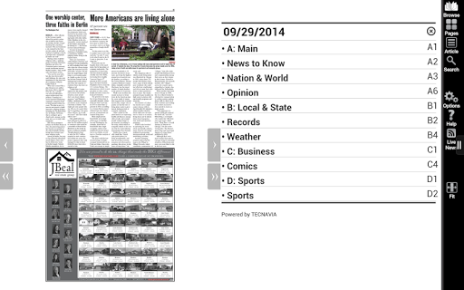 Corsicana Daily Sun Screenshot