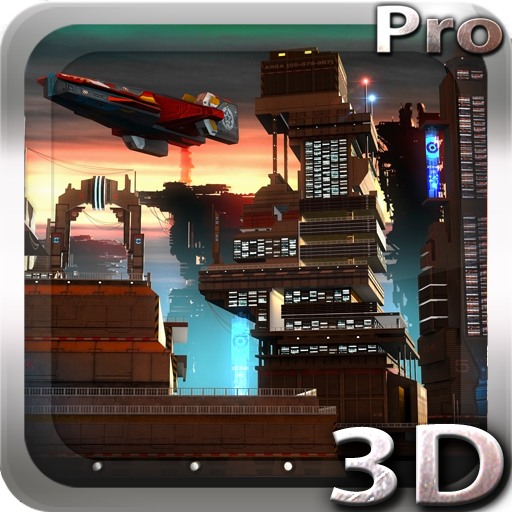 Space Cityscape 3D LWP 1.0 Icon