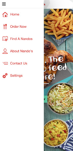 Android application Nando’s Zambia screenshort