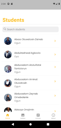Android application OOU-LLB21 screenshort